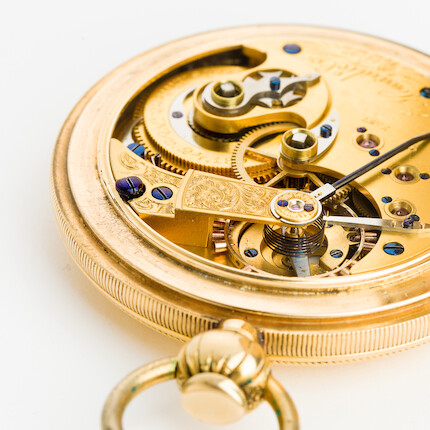 E. Howard & Co., Boston. A fine and very rare 18K gold hunter ca