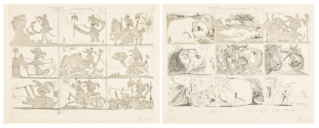 Bonhams : Pablo Picasso (1881-1973); Sueño Y Mentira De Franco;