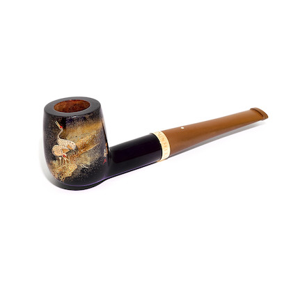 Bonhams : A Dunhill-Namiki Maki-e Handpainted Pipe Circa 2000