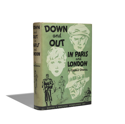 Bonhams : ORWELL, GEORGE. 1903-1950. Down and Out in Paris and London. New  York and London Harper & Brothers, 1933.