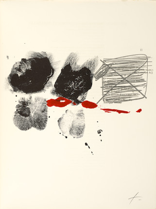 Bonhams : TÀPIES ILLUSTRATED POEMS OF ALBERTI. ANTONI, TÀPIES. 1923 ...