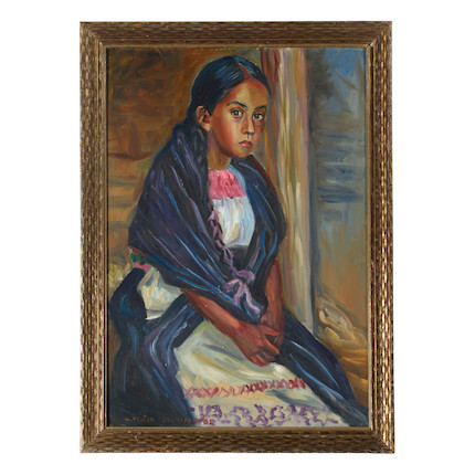 Bonhams : Manuel Perez Coronado (Mexican, 1929-1970) Retrato de una ...