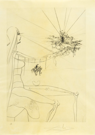 Bonhams : Salvador Dalí (1904-1989); Roi, je t'attends à Babylone (King ...