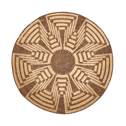 Bonhams : A Akimel O'odham (Pima) basketry tray