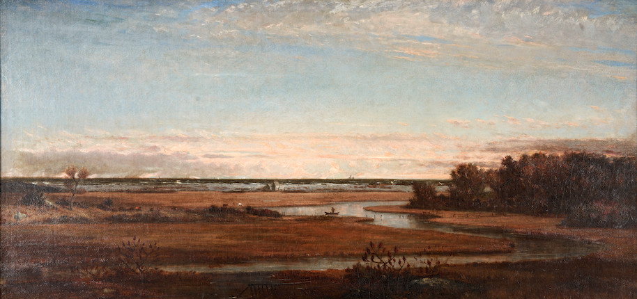 Bonhams Skinner : WINKWORTH ALLAN GAY (American, 1821-1910) A Marshland ...