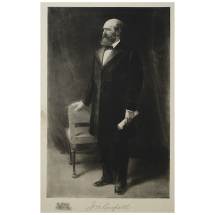 Bonhams : GARFIELD LS AS PRESIDENT ALLUDING TO THE STAR-ROUTE SCANDAL