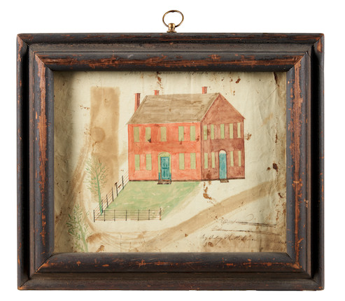 Bonhams Skinner : American School, Mr. Farnum's House, Slatersville ...