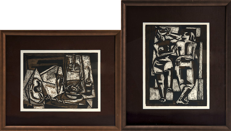 Bonhams Skinner : Six Charles Quist (1904-1993) Wood Engravings and ...