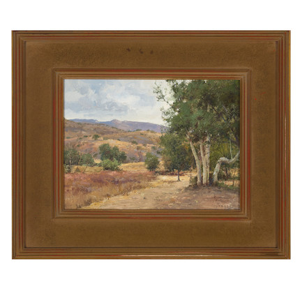 Bonhams : Donald Demers (born 1956) Tones of Autumn 9 x 12 in. framed ...