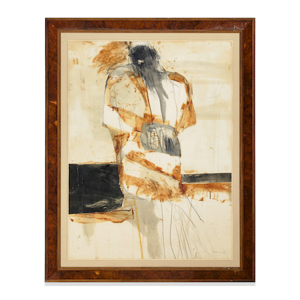 Bonhams : NATHAN OLIVEIRA (1928-2010) Seated Man, 1957