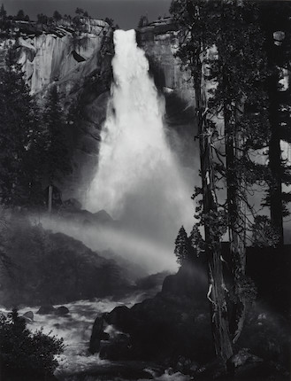 Bonhams : Ansel Adams (1902-1984); Nevada Fall, Yosemite National Park ...