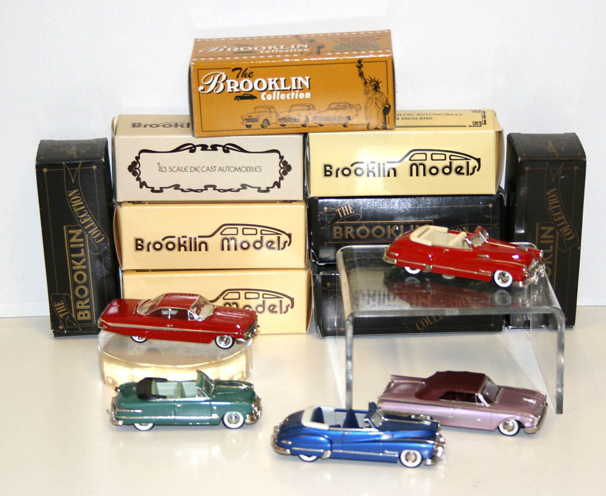 Lot 3 Miniatures Brooklin 1/43 - BRK134X Et 116X - Club 2008 - White Metal