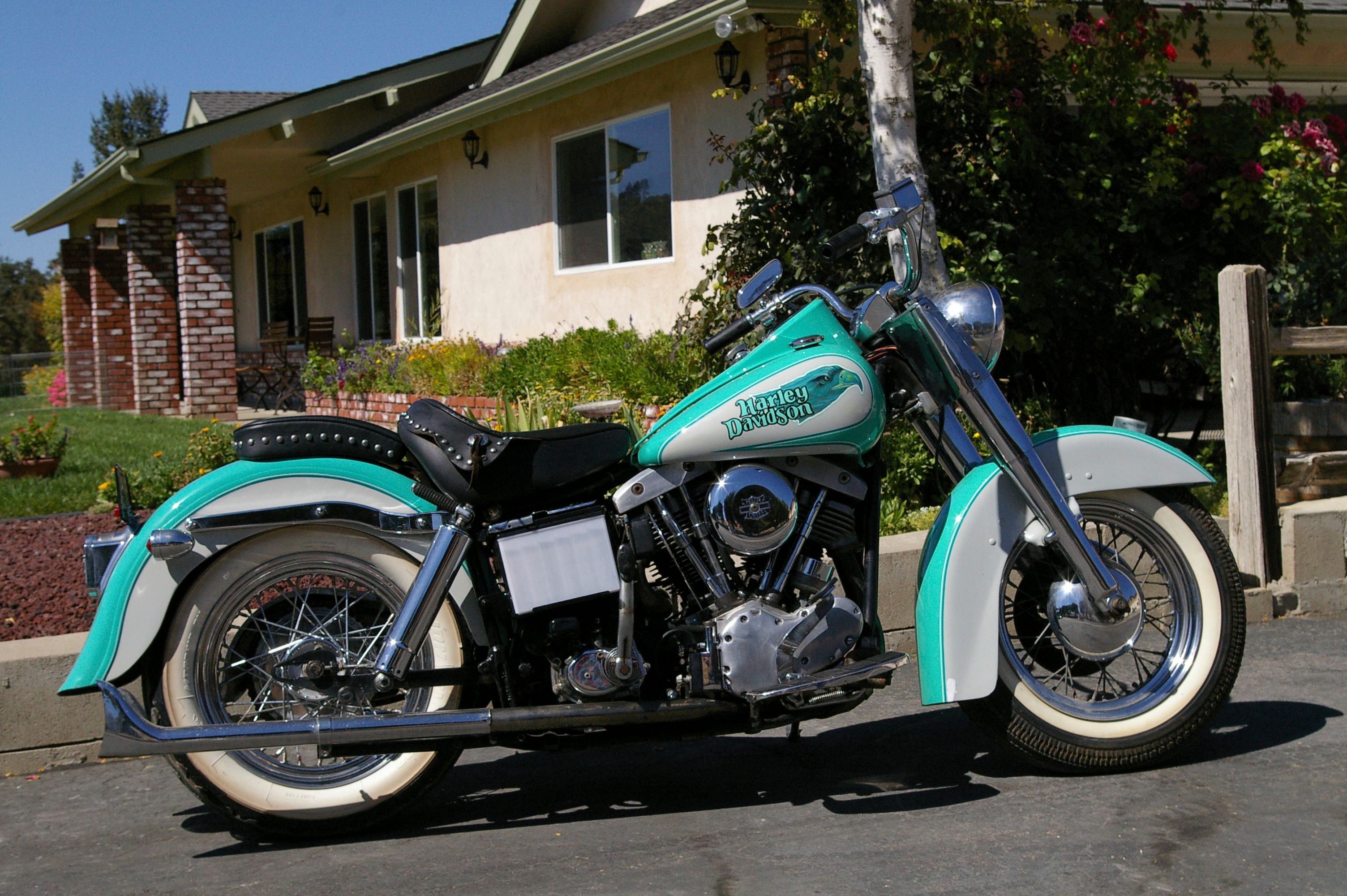 Davidson Flh Harley Davidson Shovelhead Chopper Harley Davidson