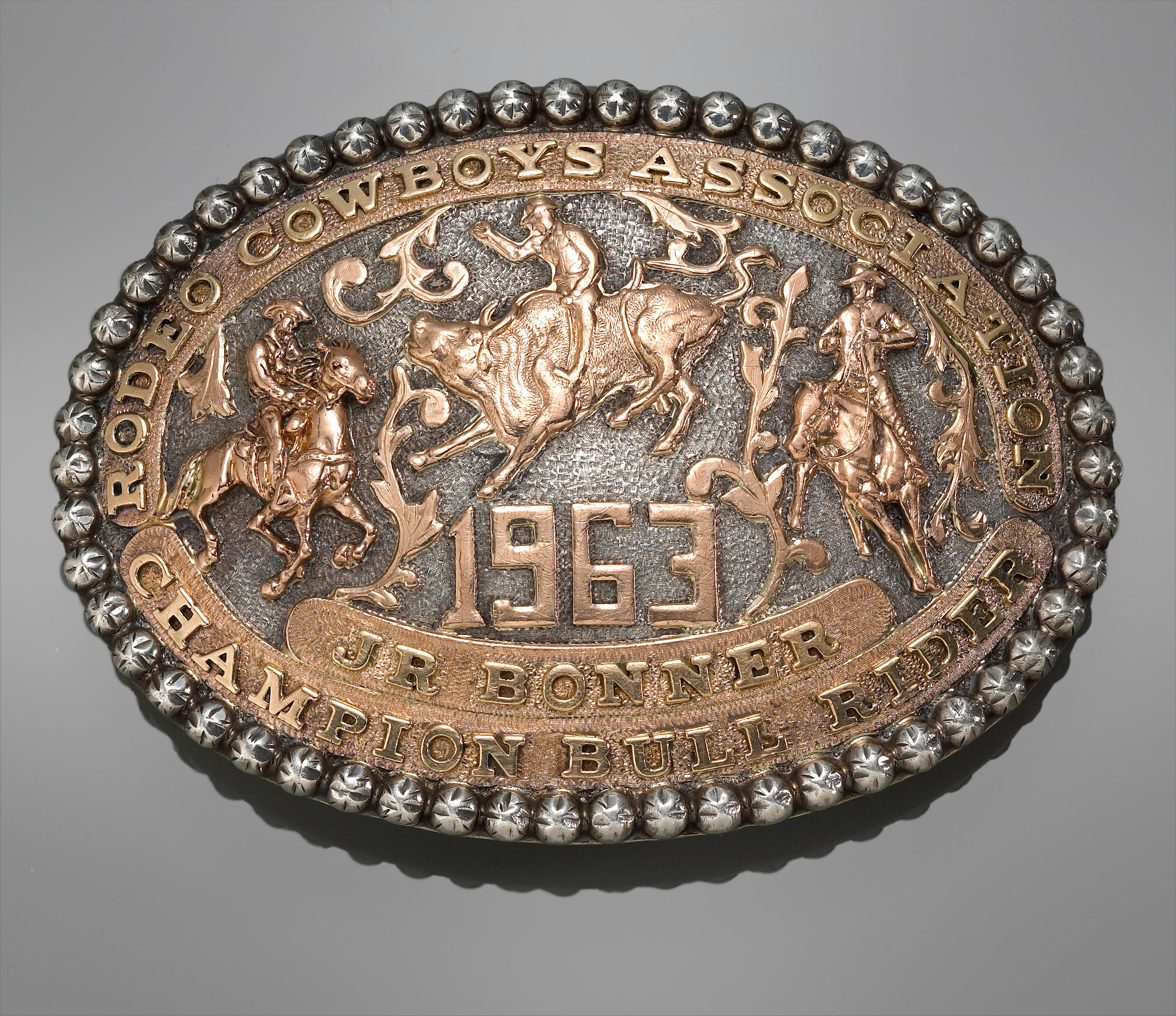 Bonhams Cars : Steve McQueen's 1963 Rodeo Cowboys Association Champion Bull  Rider 'Jr Bonner' belt buckle, by Sunset Trails