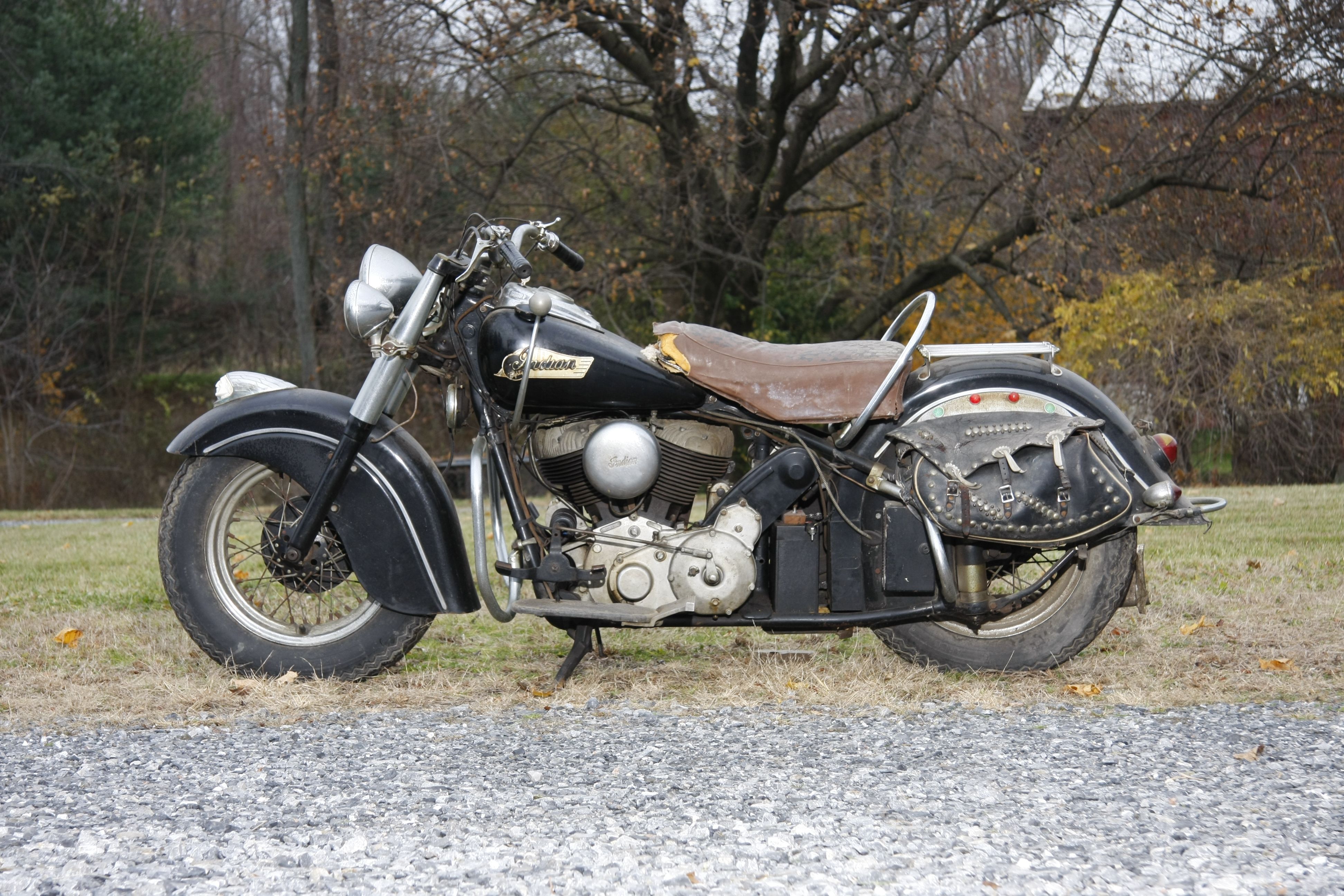 Bonhams Cars : Acquired from Clem Murdough,1952 Indian 80ci Big