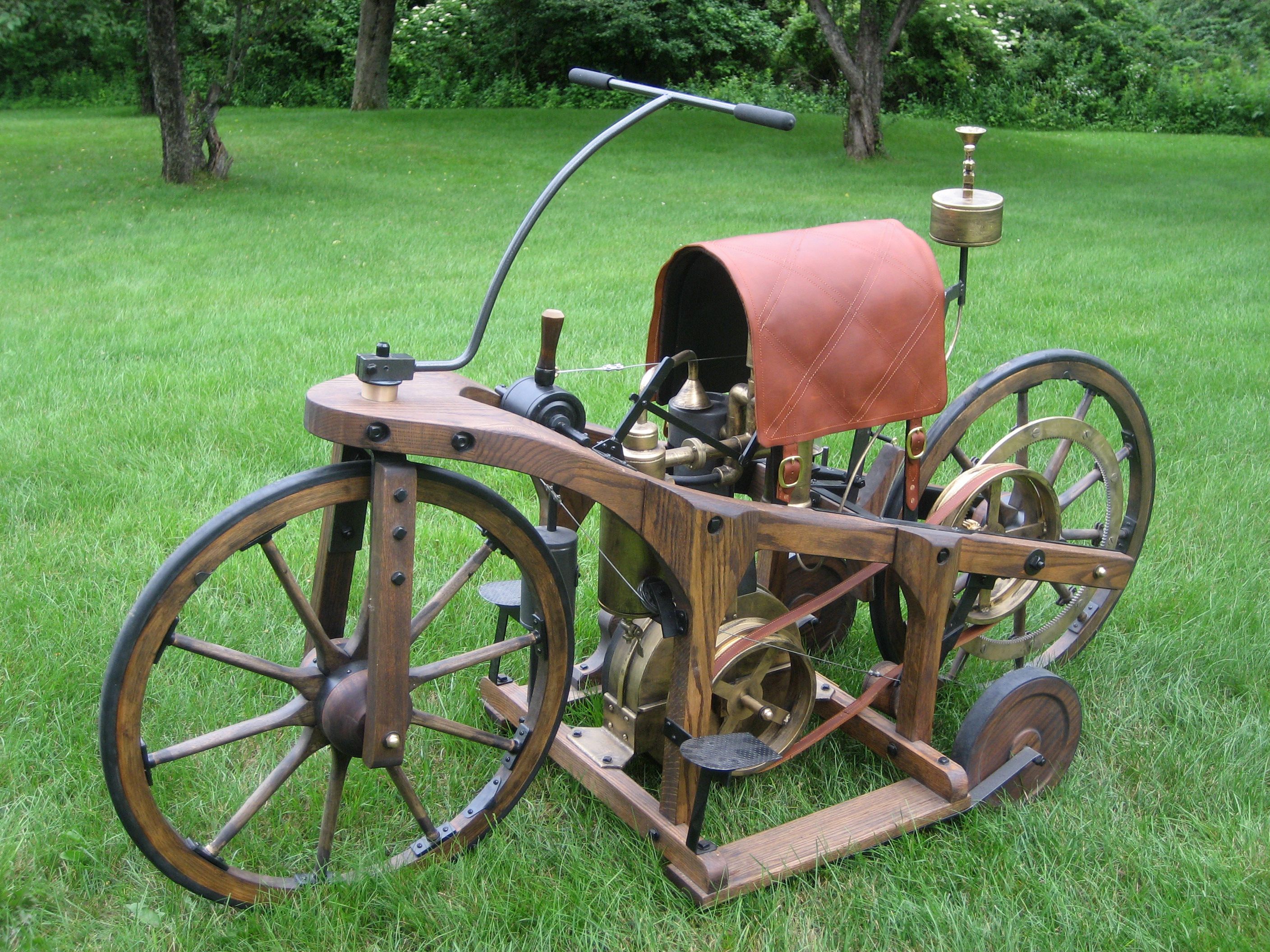 Bonhams Cars A fine full size static replica of an 1885 Daimler