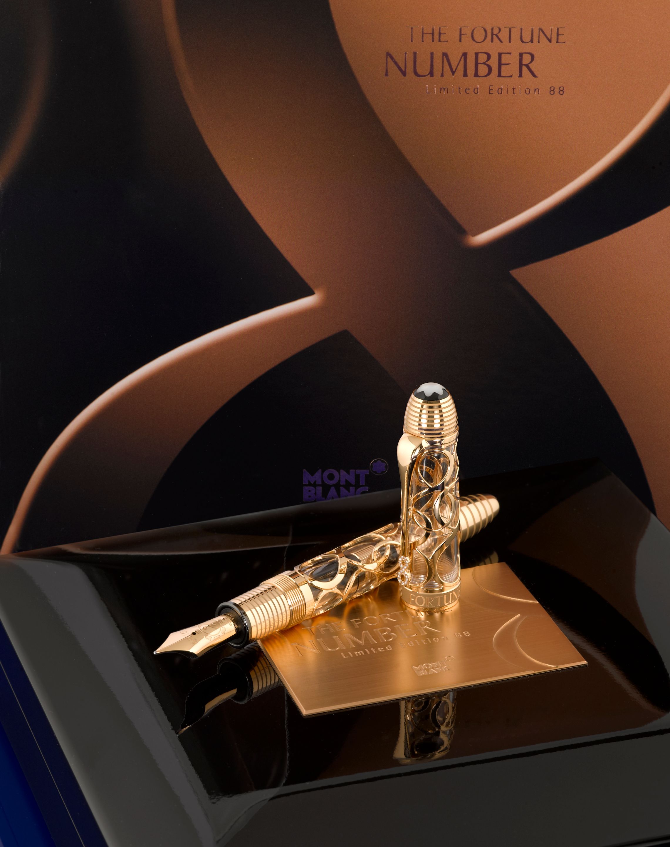 Bonhams : MONTBLANC: The Fortune Number 88 Limited Edition Skeleton  Fountain Pen