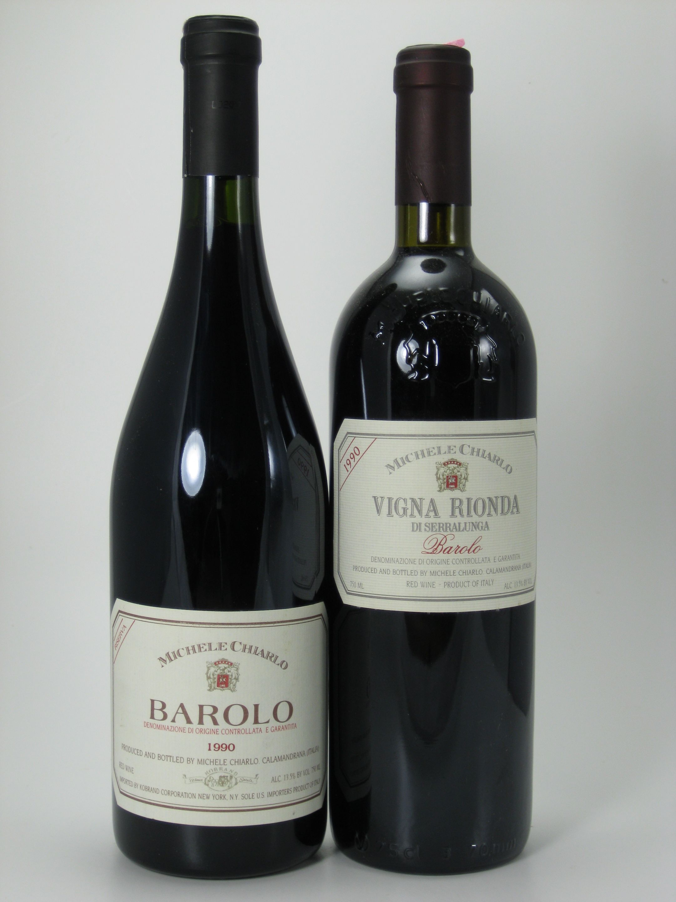 Bonhams : Barolo, Riserva, Michele Chiarlo 1990 (1) Barolo, Vigna 
