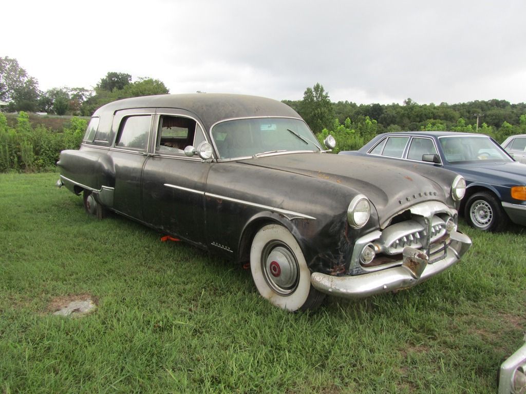1953 Packard Henney Hearse Ambulance. Much more rare then a Cadillac hearse. - C