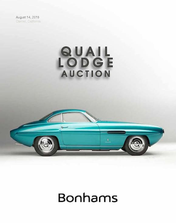 Bonhams Cars : Quail Lodge Auction