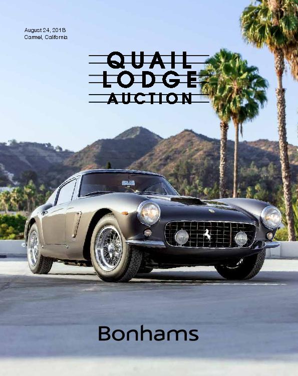 Bonhams Cars : Quail Lodge Auction