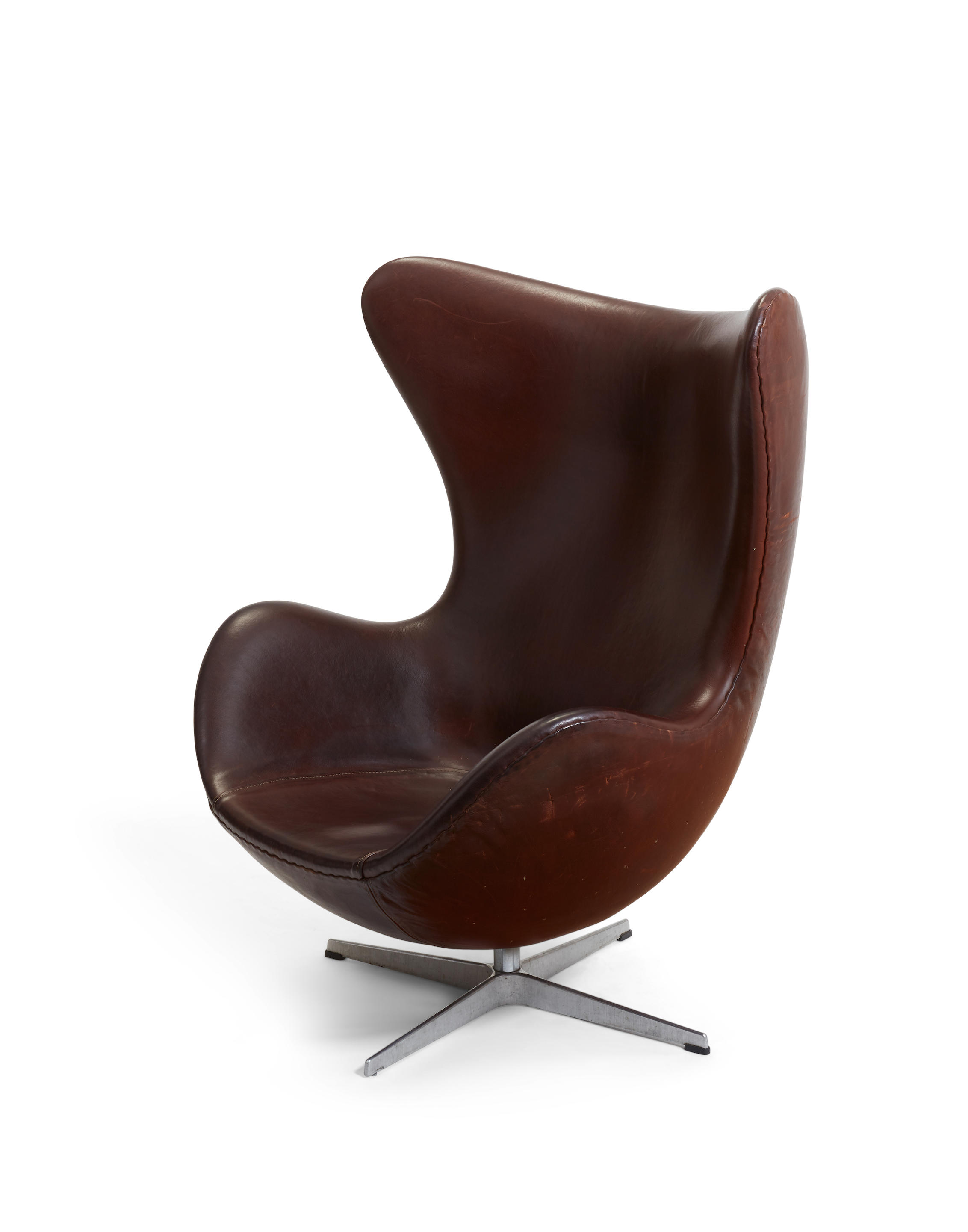 An Arne Jacobsen Egg Chair in Edelman Leather