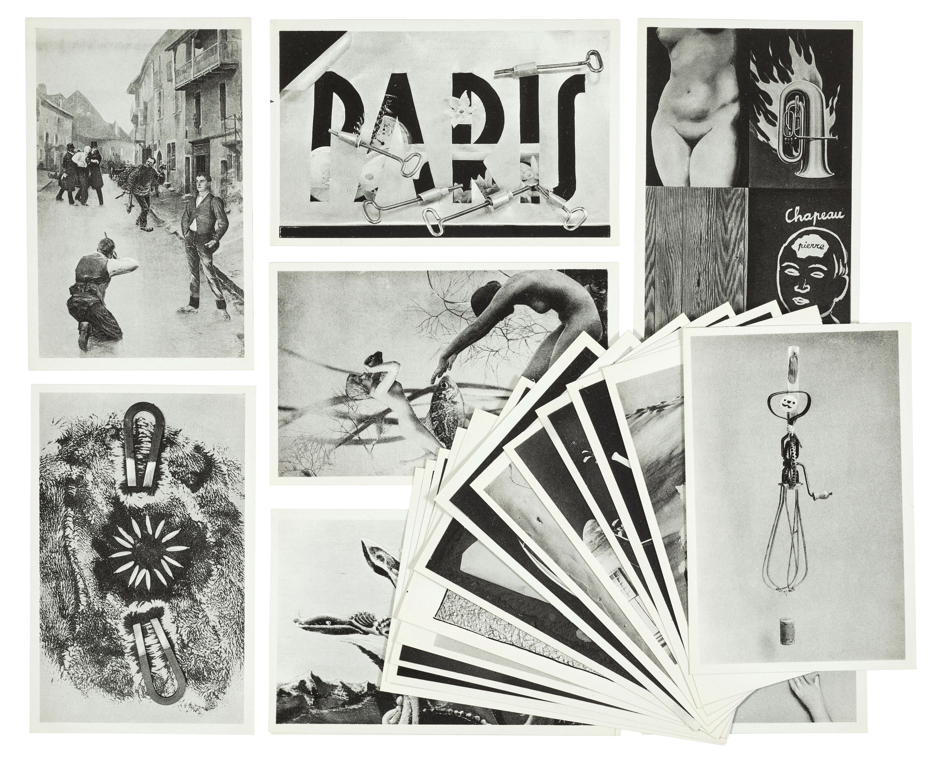 Cartes Postales Surréalistes De Georges Hugnet – Illustrations Par Artistes – Paris, 1937 – Édition Originale