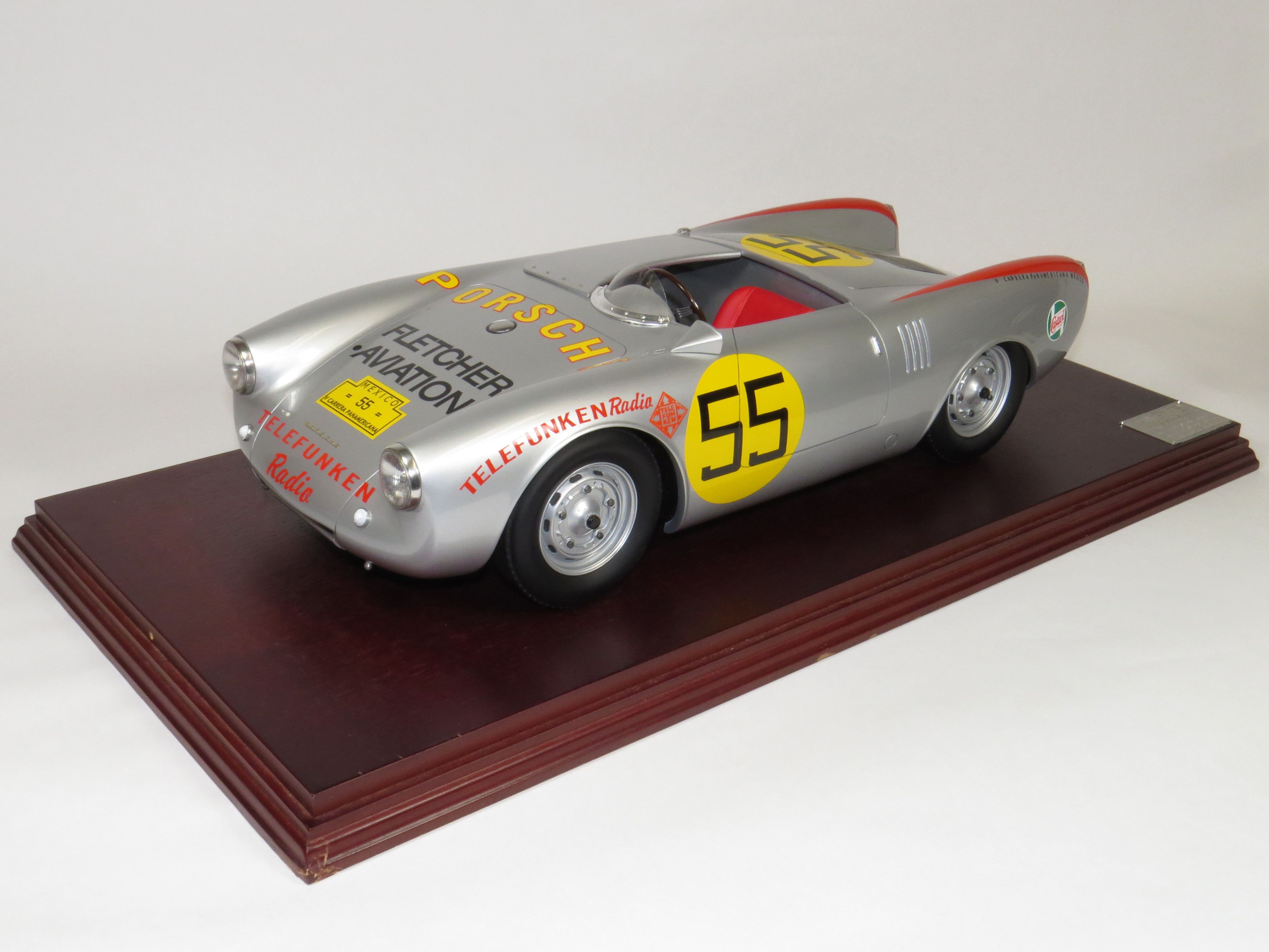 Porsche 550 Panamerica 1954 - Miniature VROOM 1/43 - Modèle En Résine Monté (Neuf)