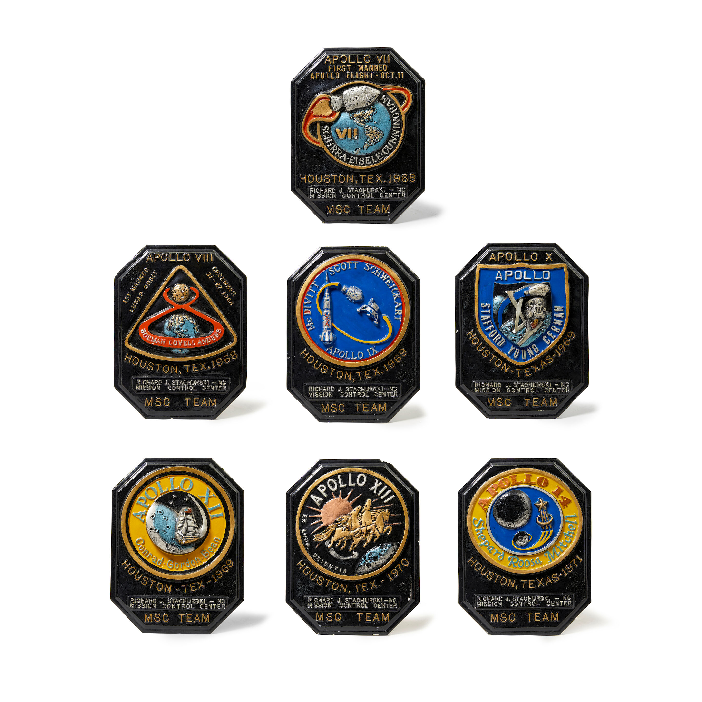 Apollo Trip Badges My Collection Of NASA Astronaut Signatures And