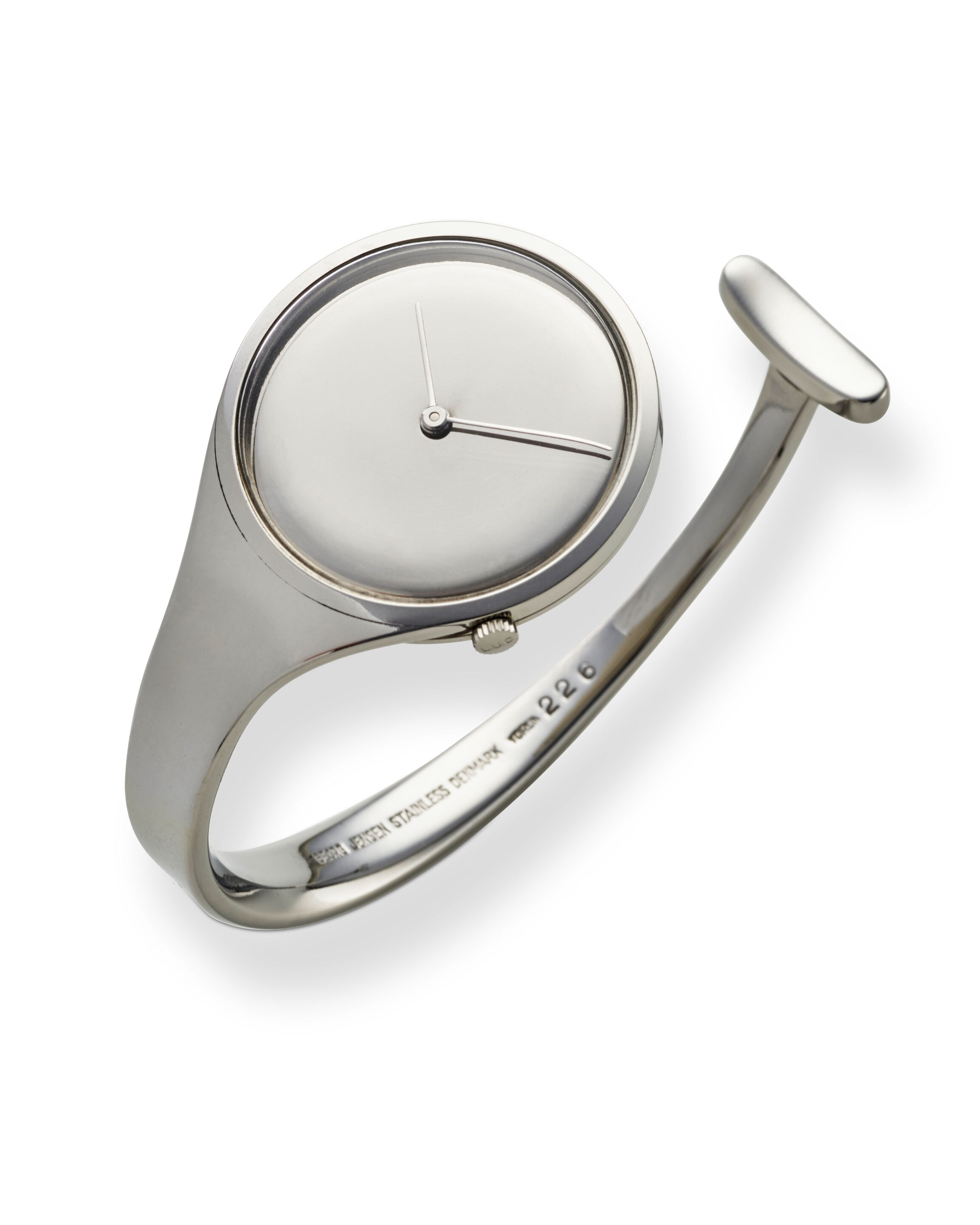 Georg Jensen Rare Vintage VIVIANNA Bangle Watch Bonhams : Georg Jensen. An 18K gold lady main image 3