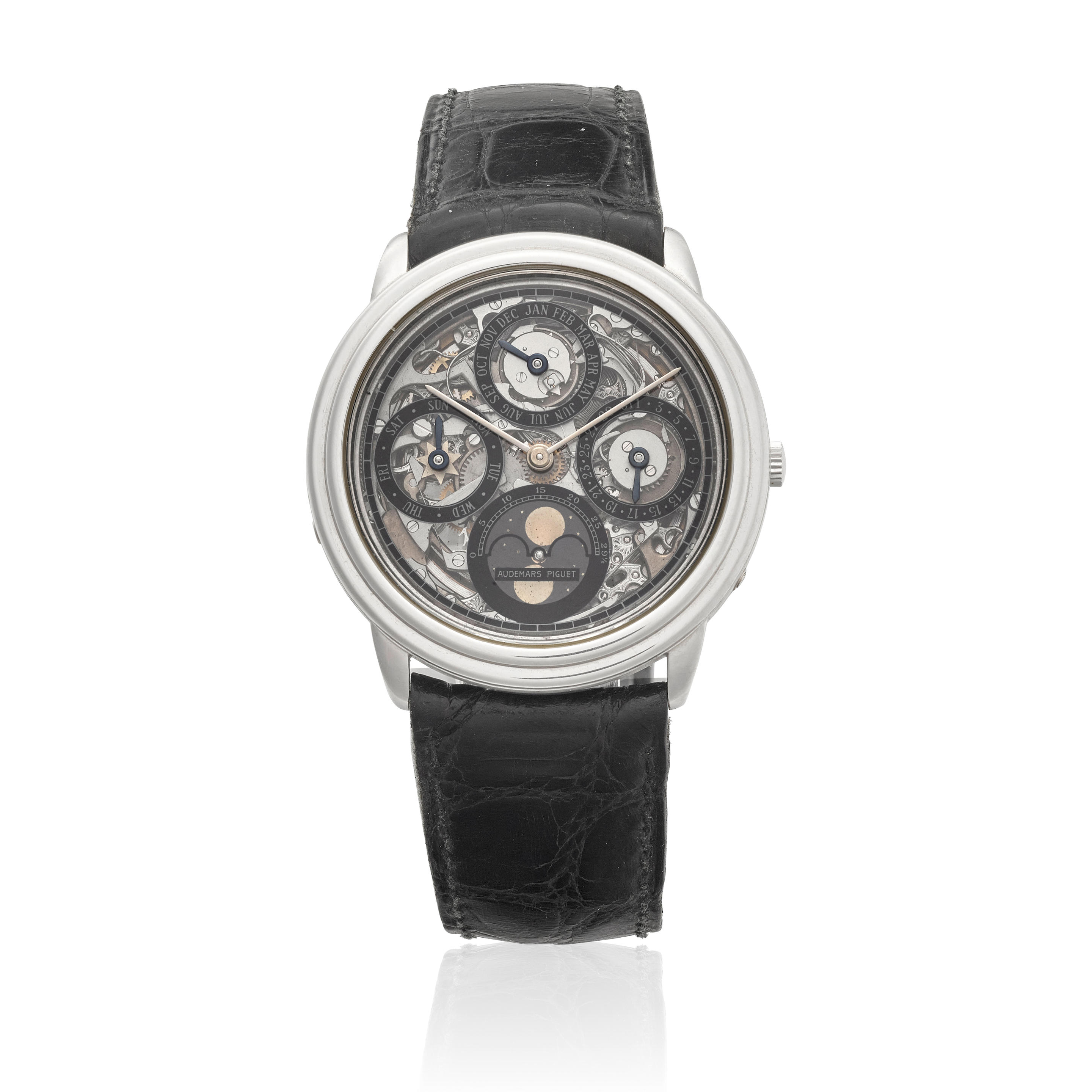 Bonhams : AUDEMARS PIGUET. AN EXQUISITE PLATINUM AUTOMATIC