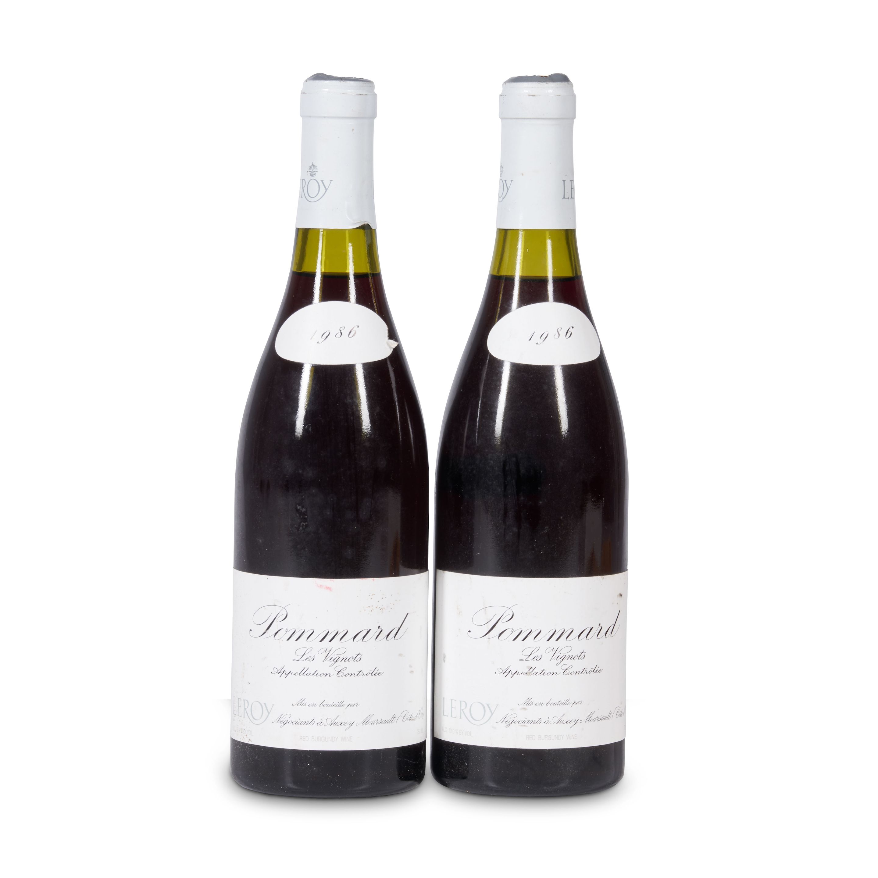 Bonhams Skinner : Leroy Pommard Les Vignots 1986 (2 bottles)