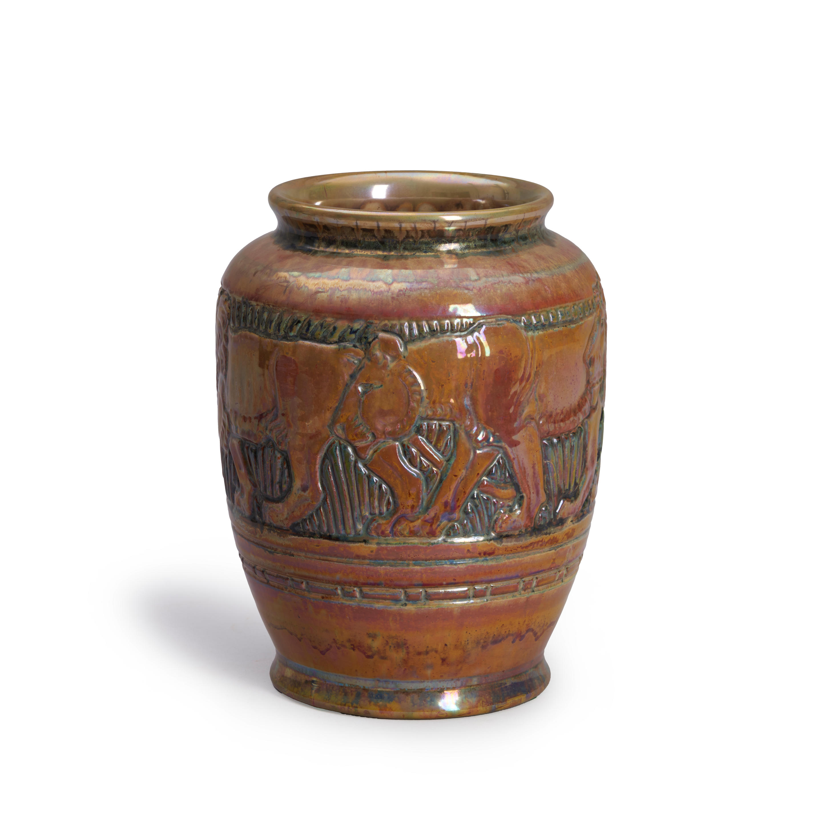 Bonhams Skinner : RICHARD JOYCE FOR PILKINGTON ROYAL LANCASTRIAN VASE ...