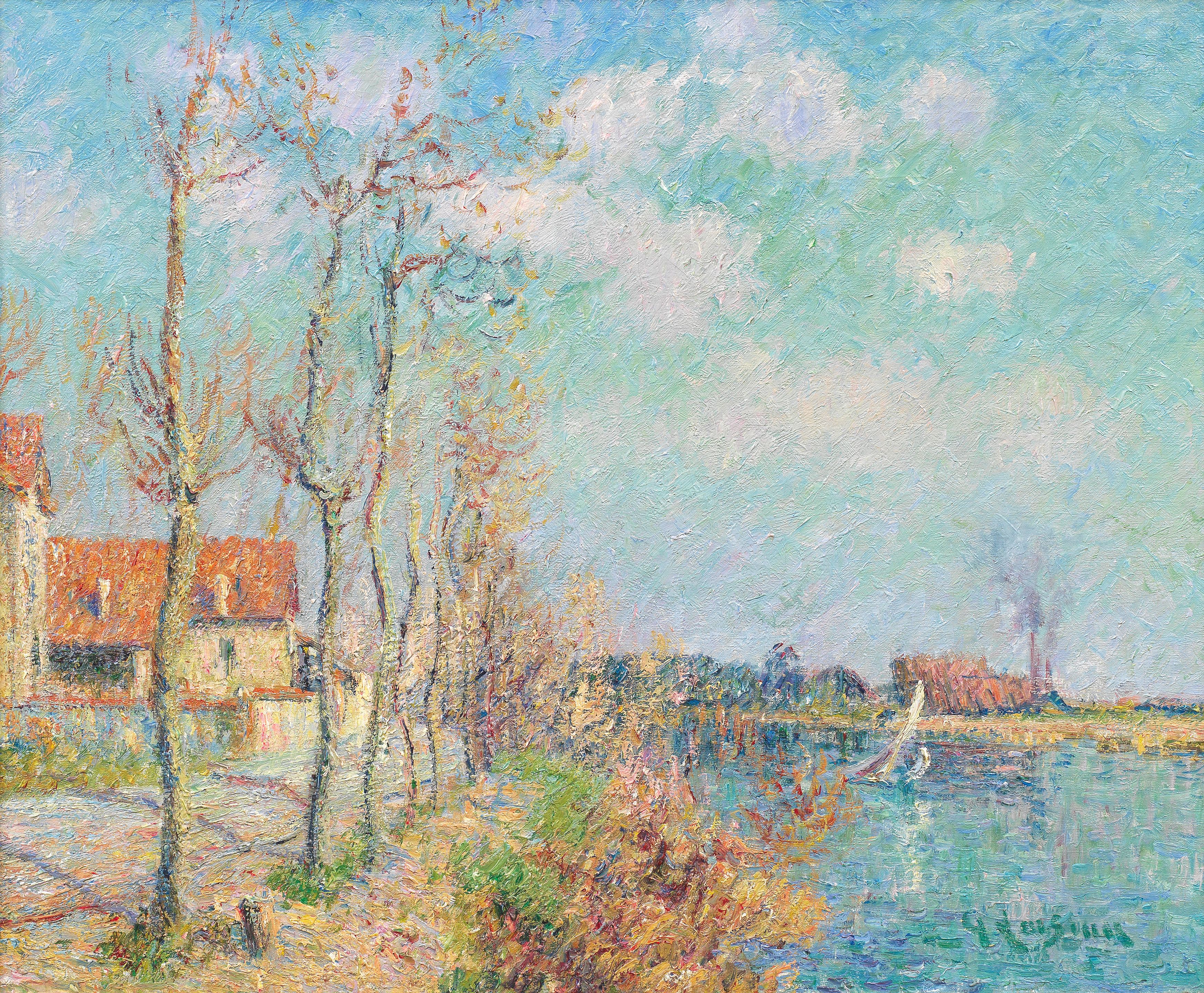 Bonhams : GUSTAVE LOISEAU (1865-1935) Bords de l