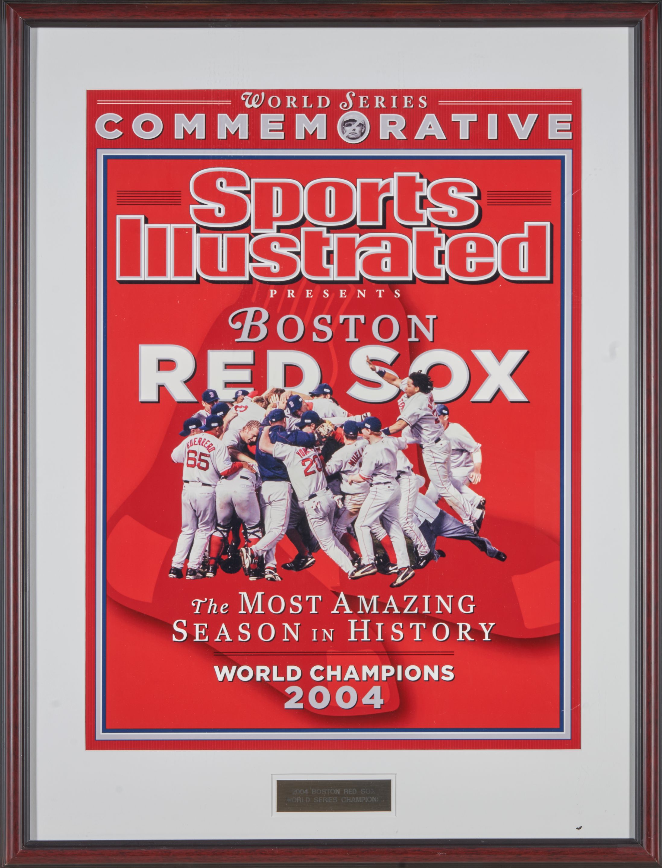 Bonhams Skinner : Red Sox World Champions Sports Illustrated 