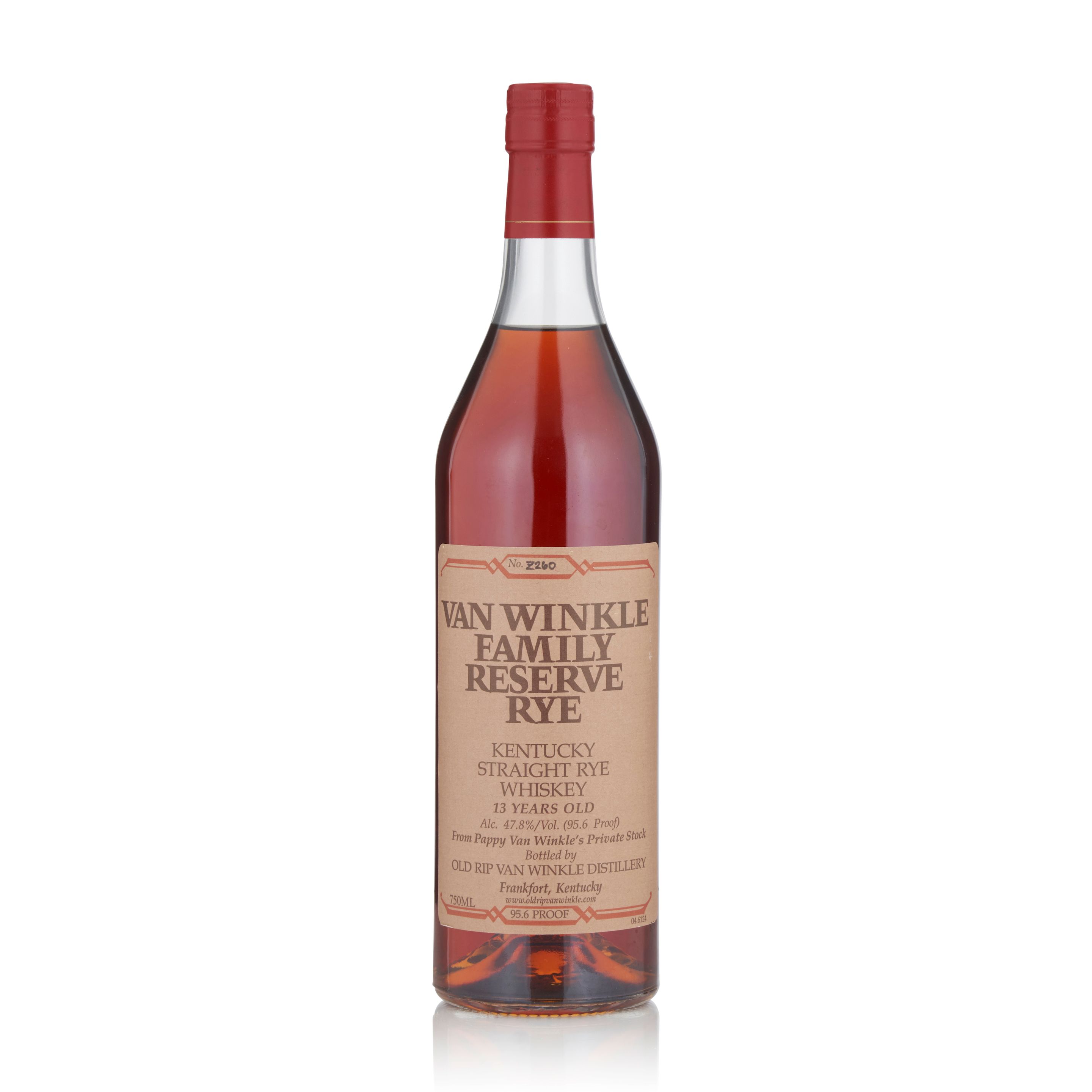 Bonhams Skinner Van Winkle Family Reserve Rye 13 Years Old (1
