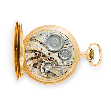 Illinois. A fine 14K gold open face watch