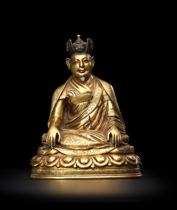 Bonhams A GILT COPPER ALLOY FIGURE OF THE SECOND KARMAPA KARMA bonhams-a-gilt-copper-alloy-figure-of-the-second-karmapa-karma