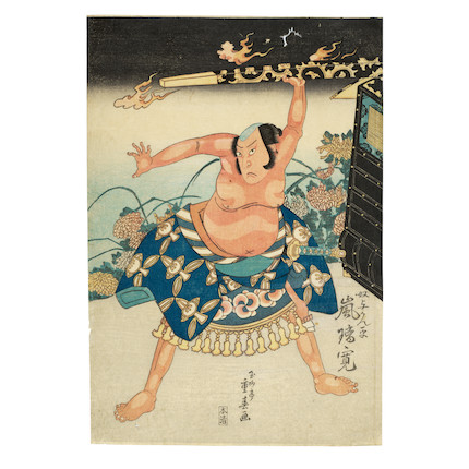 Bonhams JUKŌDŌ YOSHIKUNI (ACTIVE 18041843), GOCHŌTEI SADAMASU
