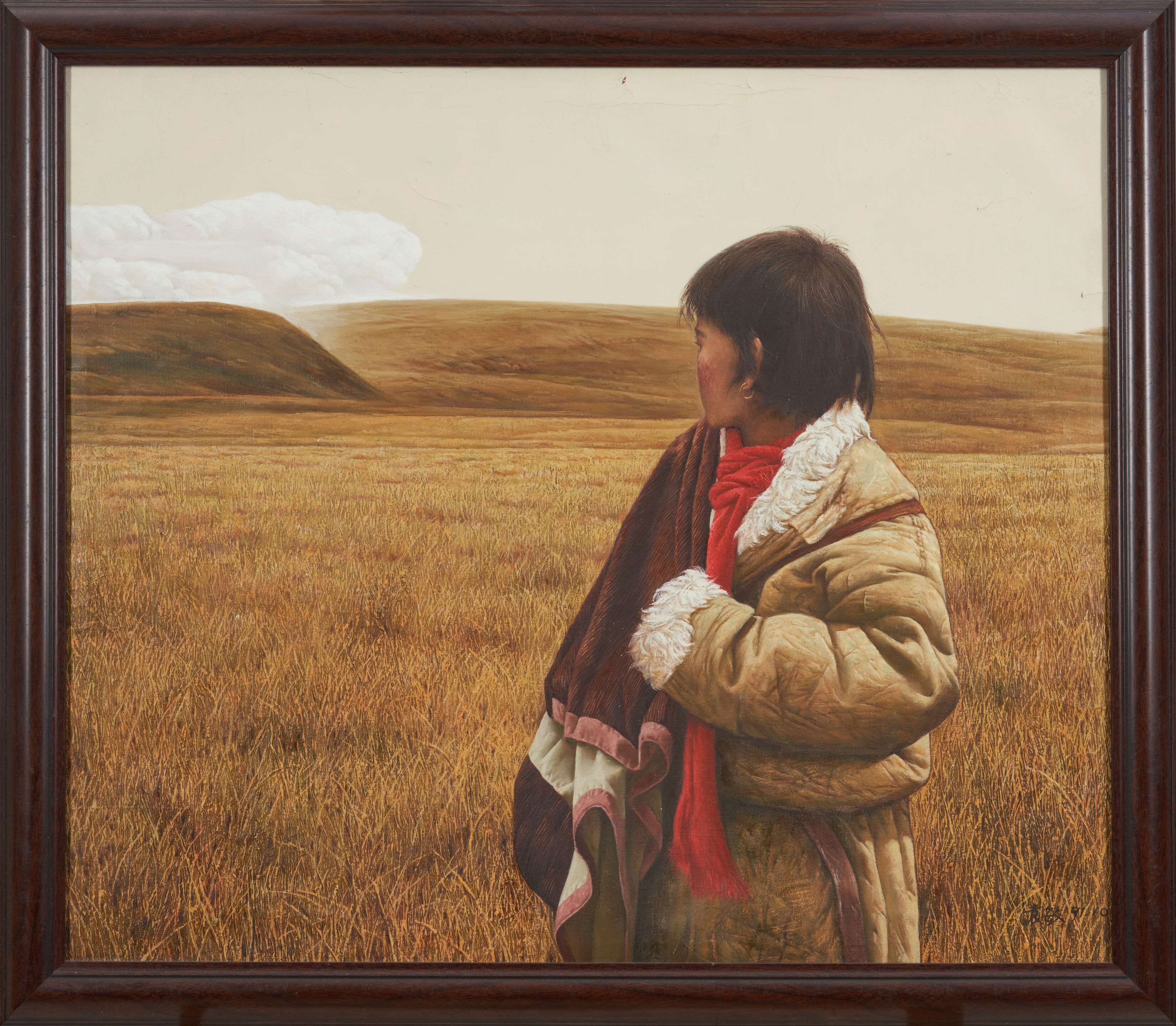 Min Yuan Rbc Bonhams Skinner : YUAN MIN, (CHINESE, BORN 1961) PORTRAIT OF A WOMAN IN ...