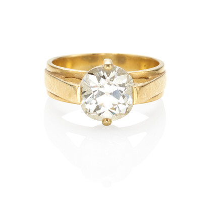 gumps an 18k gold and diamond ring